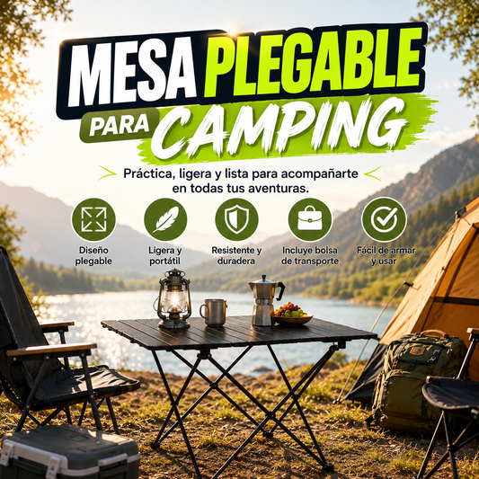 Mesa Plegable para Camping