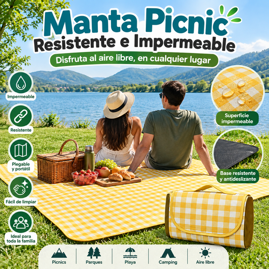 Manta Picnic Resistente e Impermeable