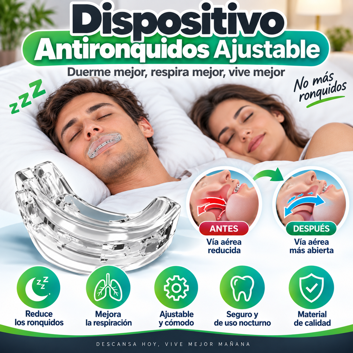 Dispositivo Antironquidos Ajustable