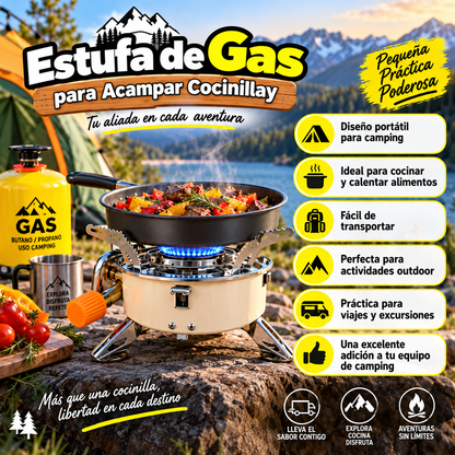 Estufa de Gas para Acampar Cocinilla