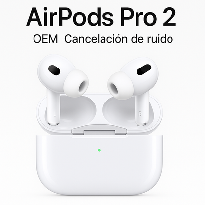 AIRPODS 2 PRO OEM CON CANCELACIÓN DE RUIDO