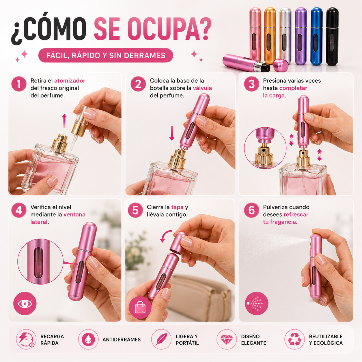 Lleva Tu Fragancia Favorita a Todas Partes