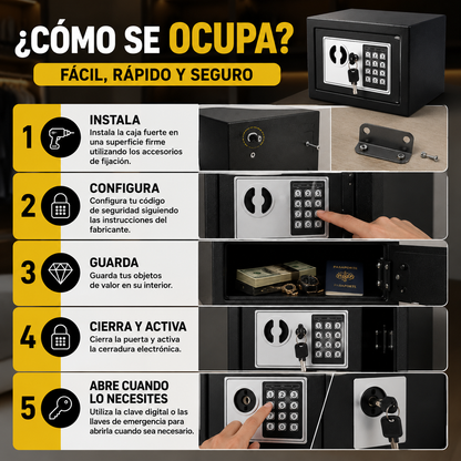 Caja Fuerte Electrónica Digital Saco