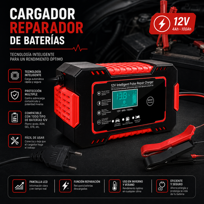 Cargador Reparador De Baterias