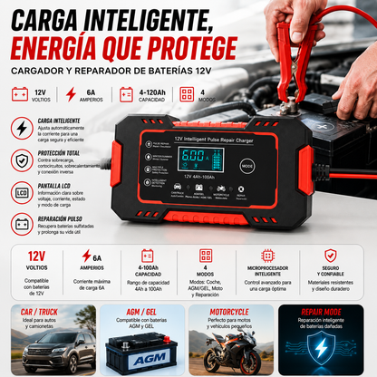 Cargador Reparador De Baterias