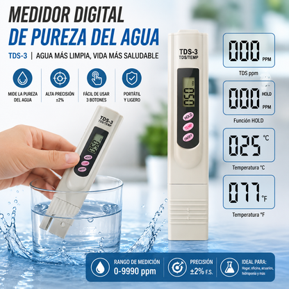 Medidor De Pureza Del Agua Tds
