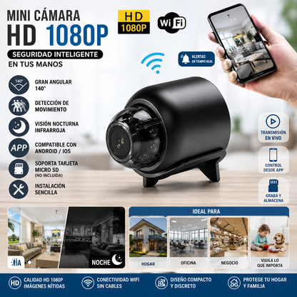 Mini Camara Hd 1080p Vision Nocturna