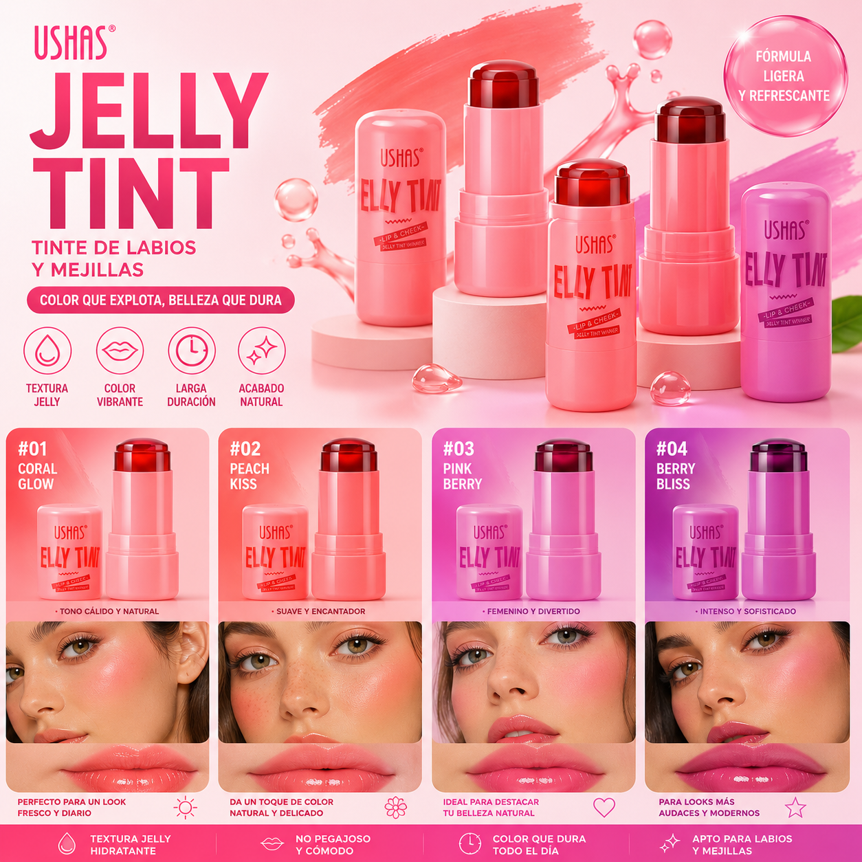Tinta Labios Rubor Jelly Tinta Winner