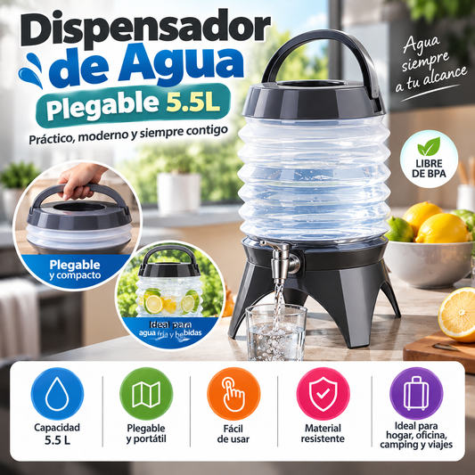 Dispensador de Agua Plegable 5.5L