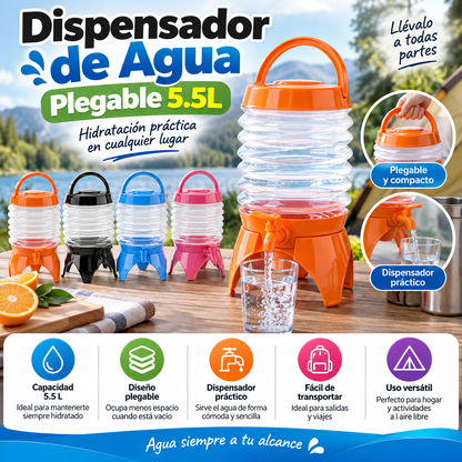 Dispensador de Agua Plegable 5.5L