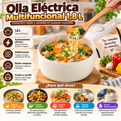 Olla Eléctrica Multifuncional 1,8 L