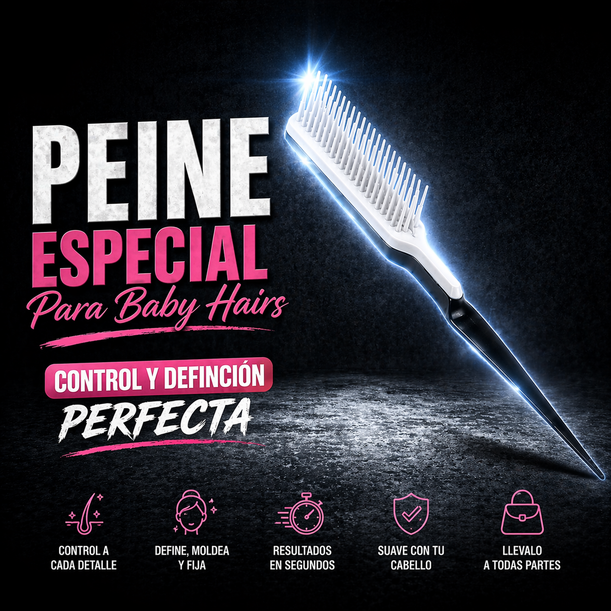 Peine Especial Para Baby Hairs