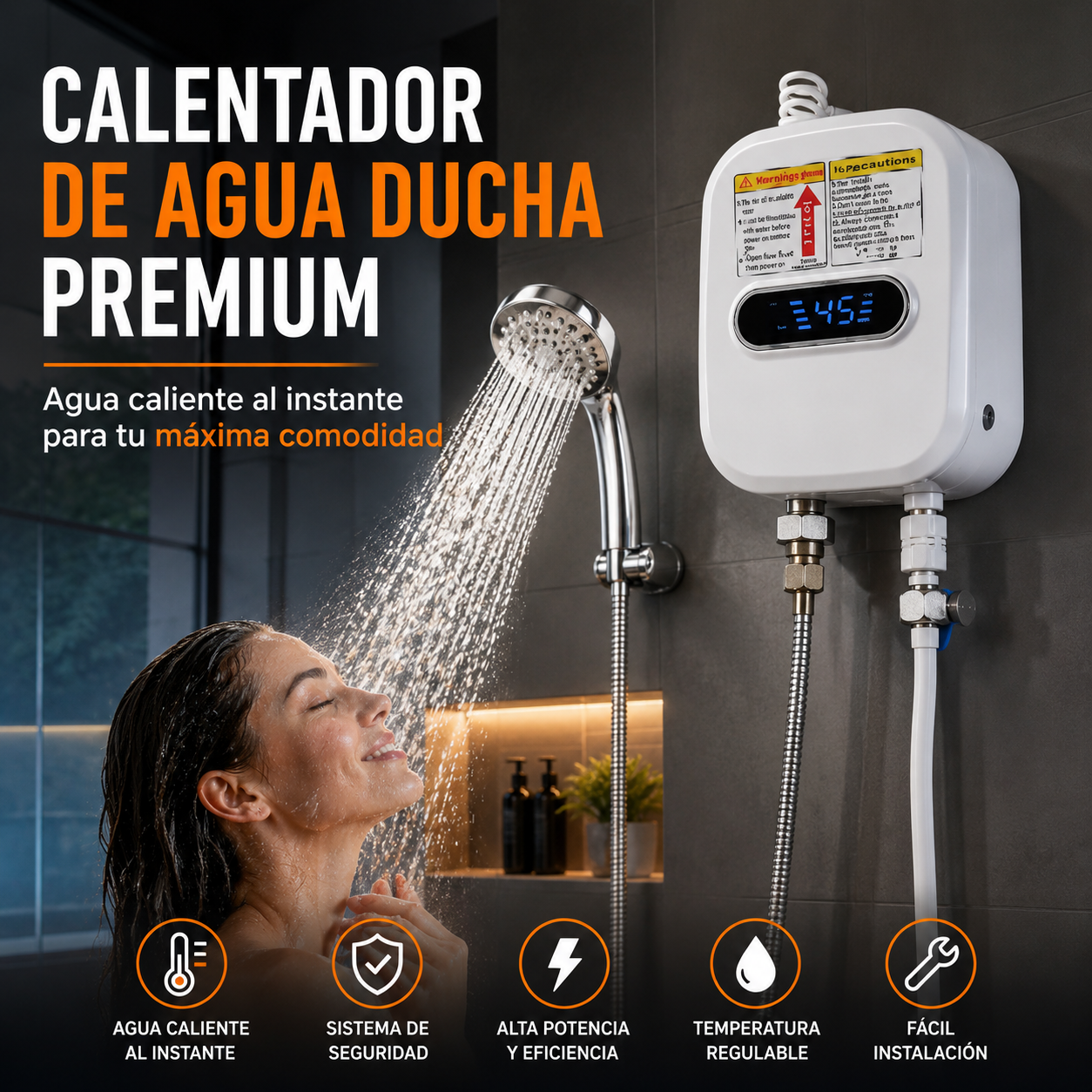 CALENTADOR DE AGUA DUCHA PREMIUM