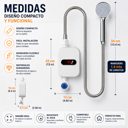CALENTADOR DE AGUA DUCHA PREMIUM