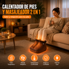 CALENTADOR DE PIES Y MASAJEADOR 2 EN 1