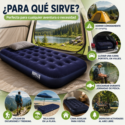 Cama inflable Camping Individual