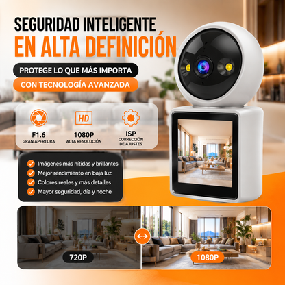 CÁMARA DE SEGURIDAD CON VIDEO LLAMADAS IP WIFI