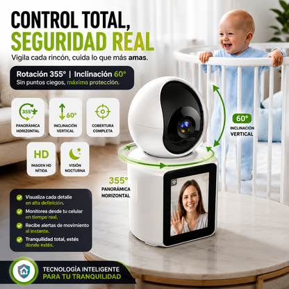 CÁMARA DE SEGURIDAD CON VIDEO LLAMADAS IP WIFI