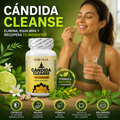 Candida Cleanse – Detox Natural para Eliminar Hongos, Hinchazón y Fatiga