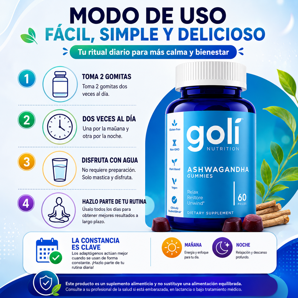 Goli gomitas de Ashwagandha
