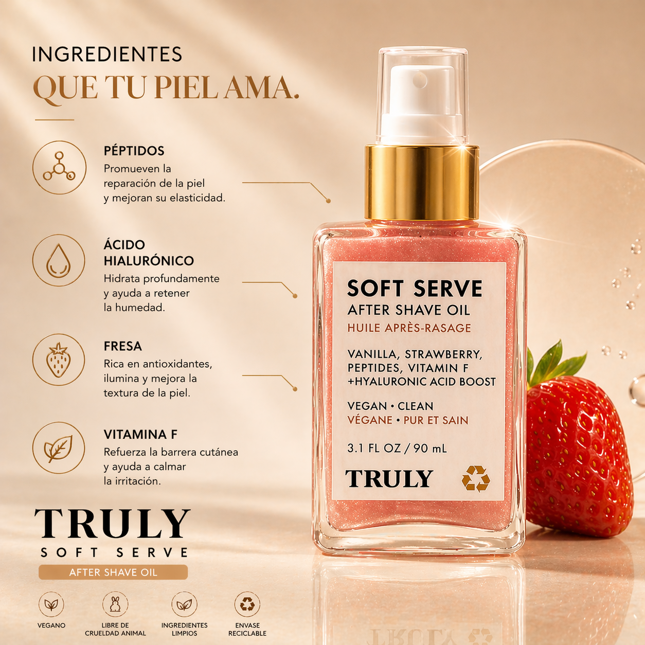 ACEITE TRULY PIEL SENSIBLE E IRRITADA