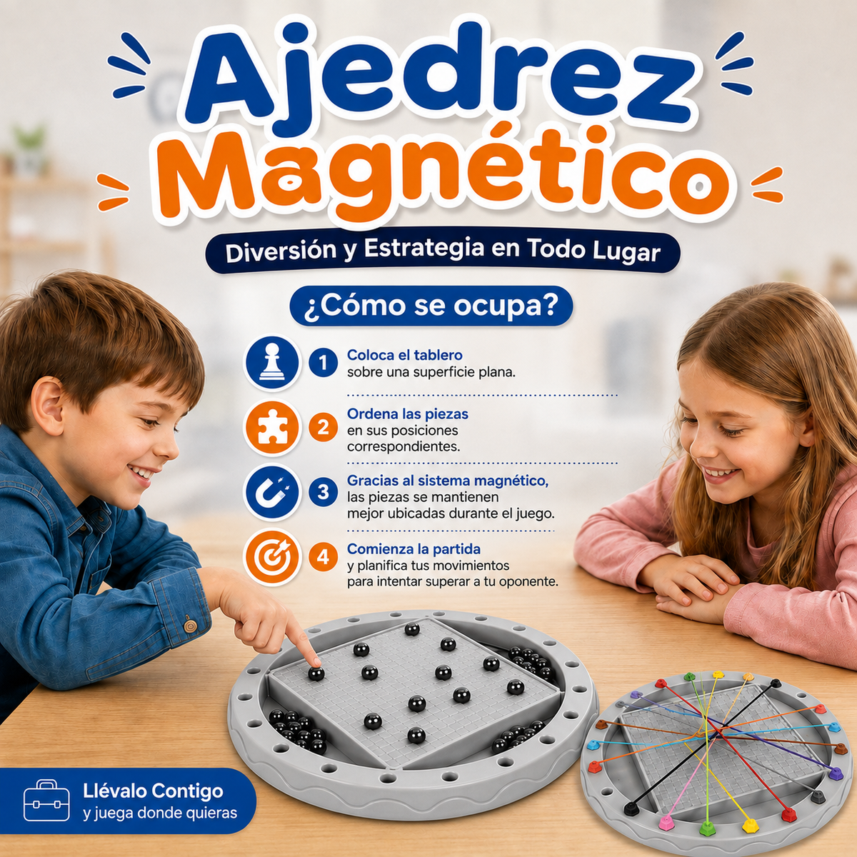 Juego de Ajedrez Magnético