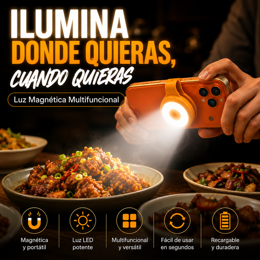 Luz Magnética Multifuncional