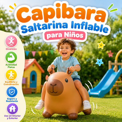 Capibara Saltarina Inflable para Niños