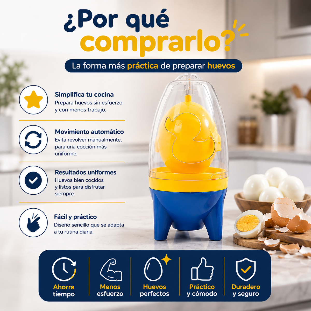 🥚 Revolvedor de Huevos Automático