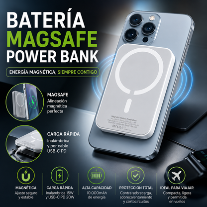 🔋 Batería Magsafe Power Bank 20.000 mAh para cargar tus dispositivos donde quieras