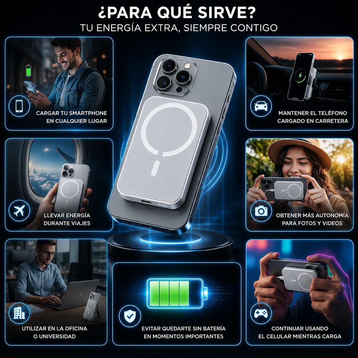 🔋 Batería Magsafe Power Bank 20.000 mAh para cargar tus dispositivos donde quieras