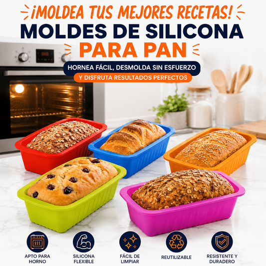 🍞 Moldes de Silicona para Pan