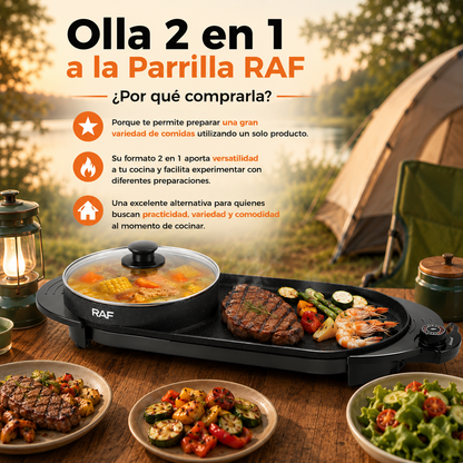 Olla 2 en 1 a la Parrilla RAF