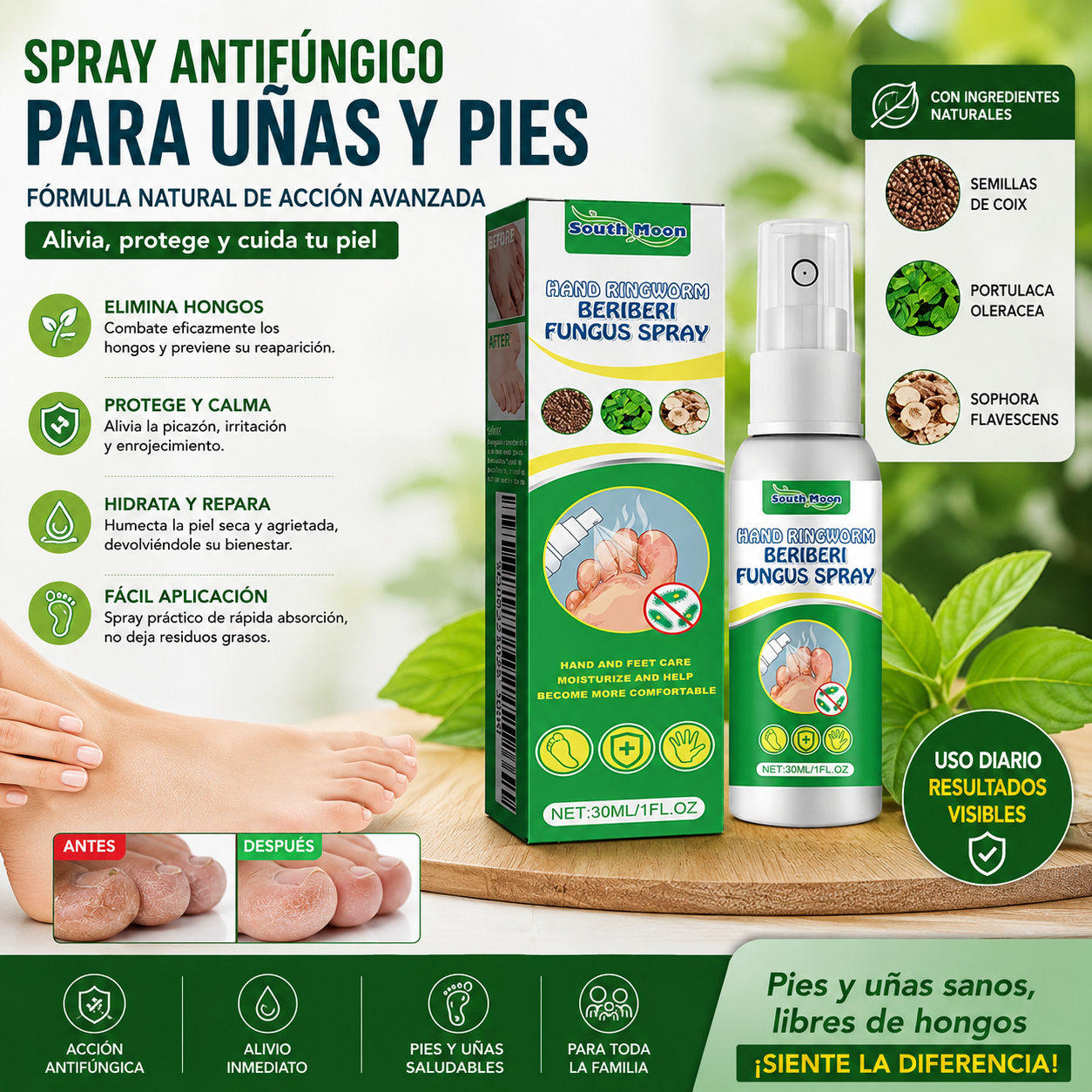 Spray Anti Hongos y Anti Picazón