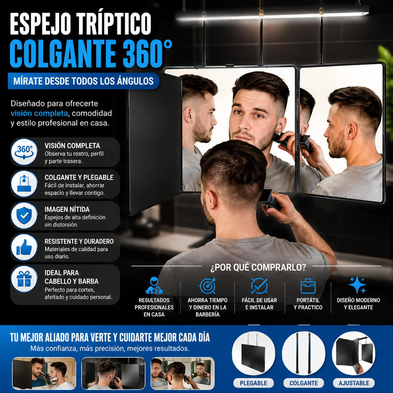 Espejo Mirror Colgante Nuevo