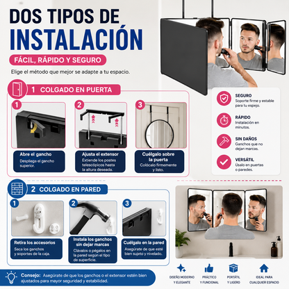 Espejo Mirror Colgante Nuevo