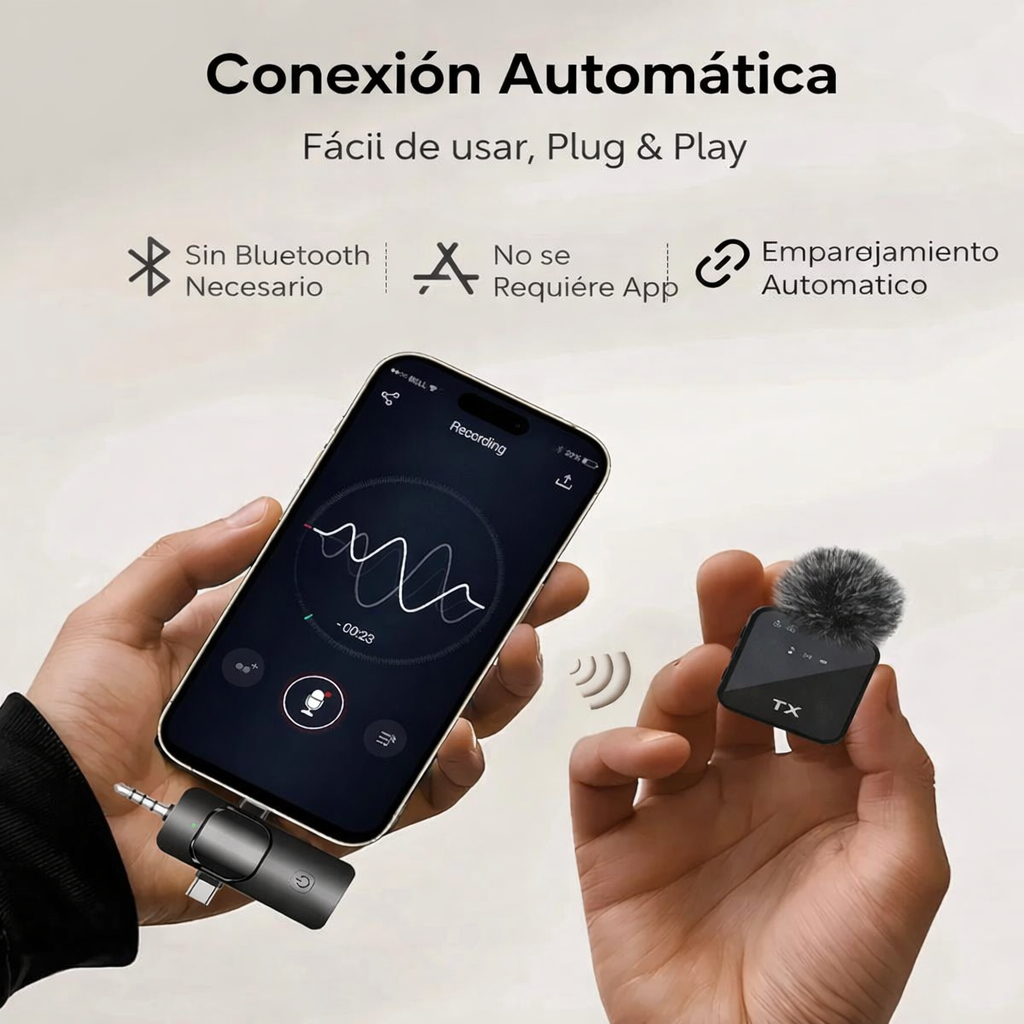 Micrófono Inalámbrico F11-2 Pro Max