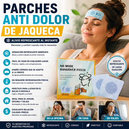 Parches Anti Dolor de Jaqueca