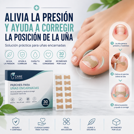 Caja 30 Parches Uñas Encarnadas