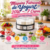🥛 Máquina Fabricante de Yogurt 20W – 7 Cupos