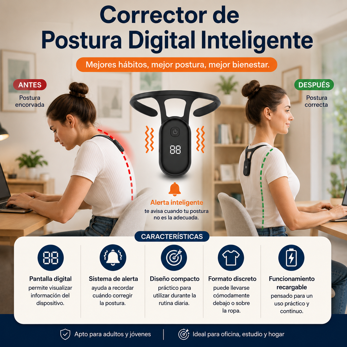 Corrector Postura Digital
