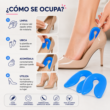 Plantilla de Silicona para Tacones Mujer