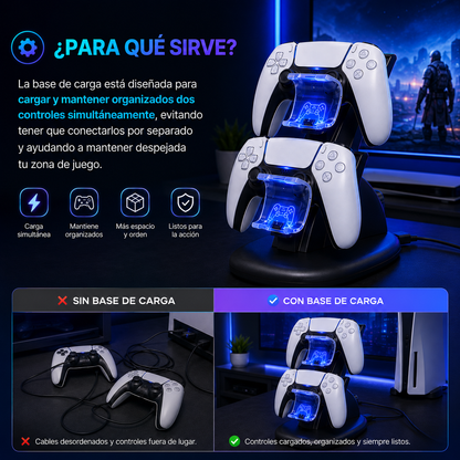 🎮 Base de Carga Control Dual
