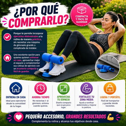 💪 Máquina de Abdominales con Ventosa