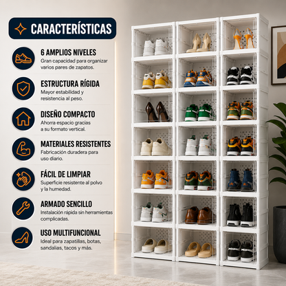 X Zapatero 6 Niveles Rígido