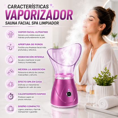 VAPORIZADOR SAUNA FACIAL SPA LIMPIADOR