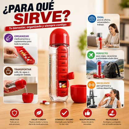 TERMO PASTILLERO SEMANAL 3 EN 1