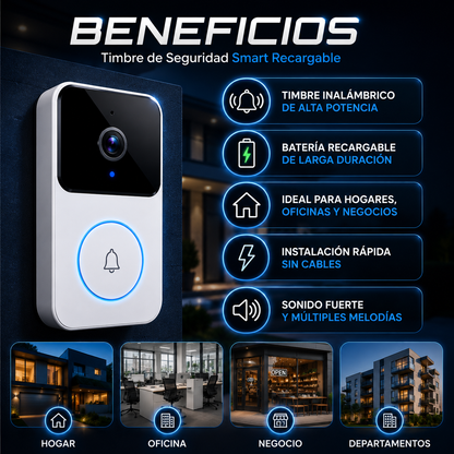 Timbre de Seguridad Smart Recargable