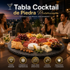 Tabla Cocktail Coctel Aperitivos Piedra