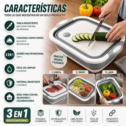 Tabla Multifuncional 3 En 1